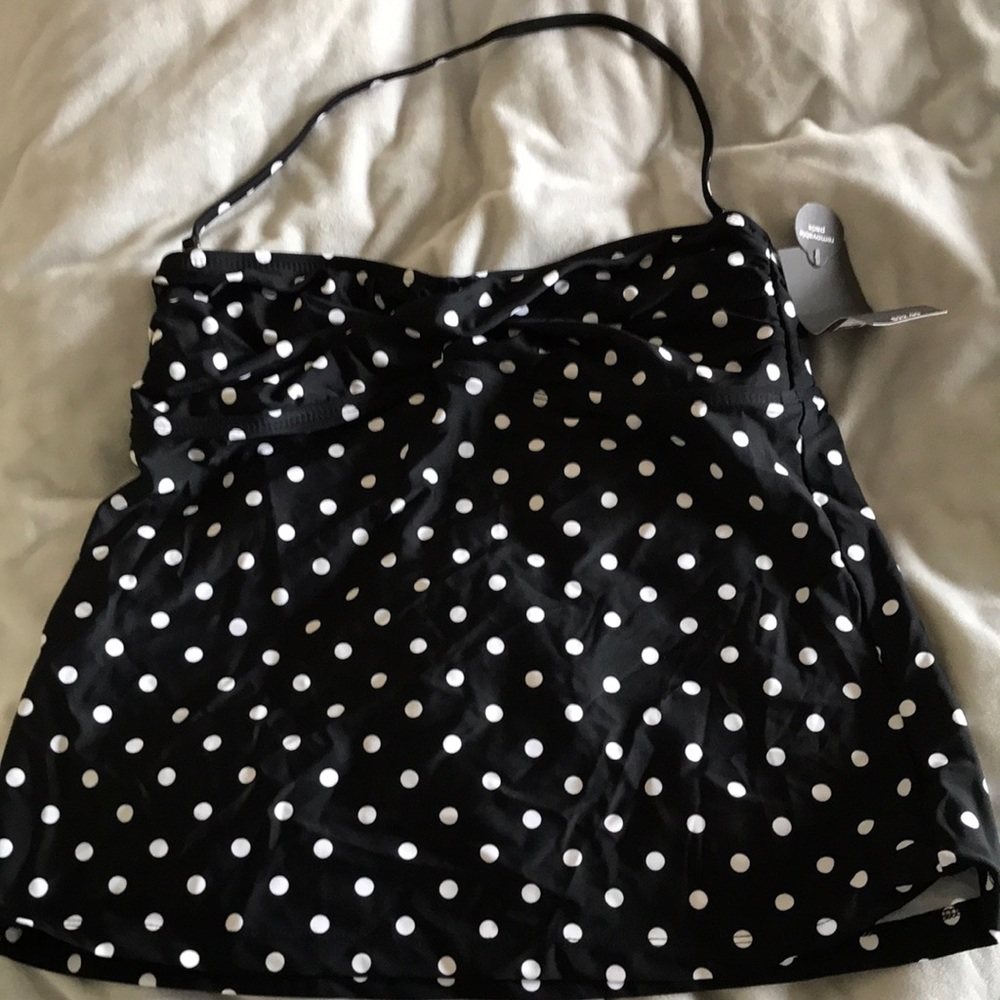 Mossimo Tankini top large halter or strapless
